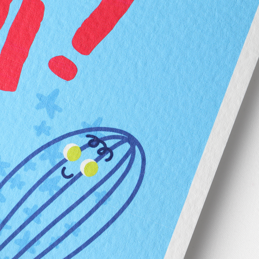 Carte postale JULIESBUDDIES "Youpi" Chocolat