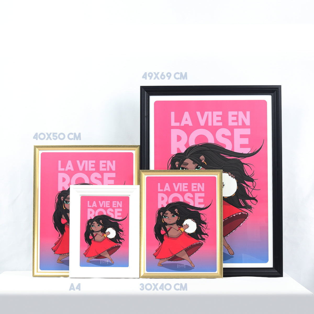 Bohemian Bear Poster in multiple frame sizes