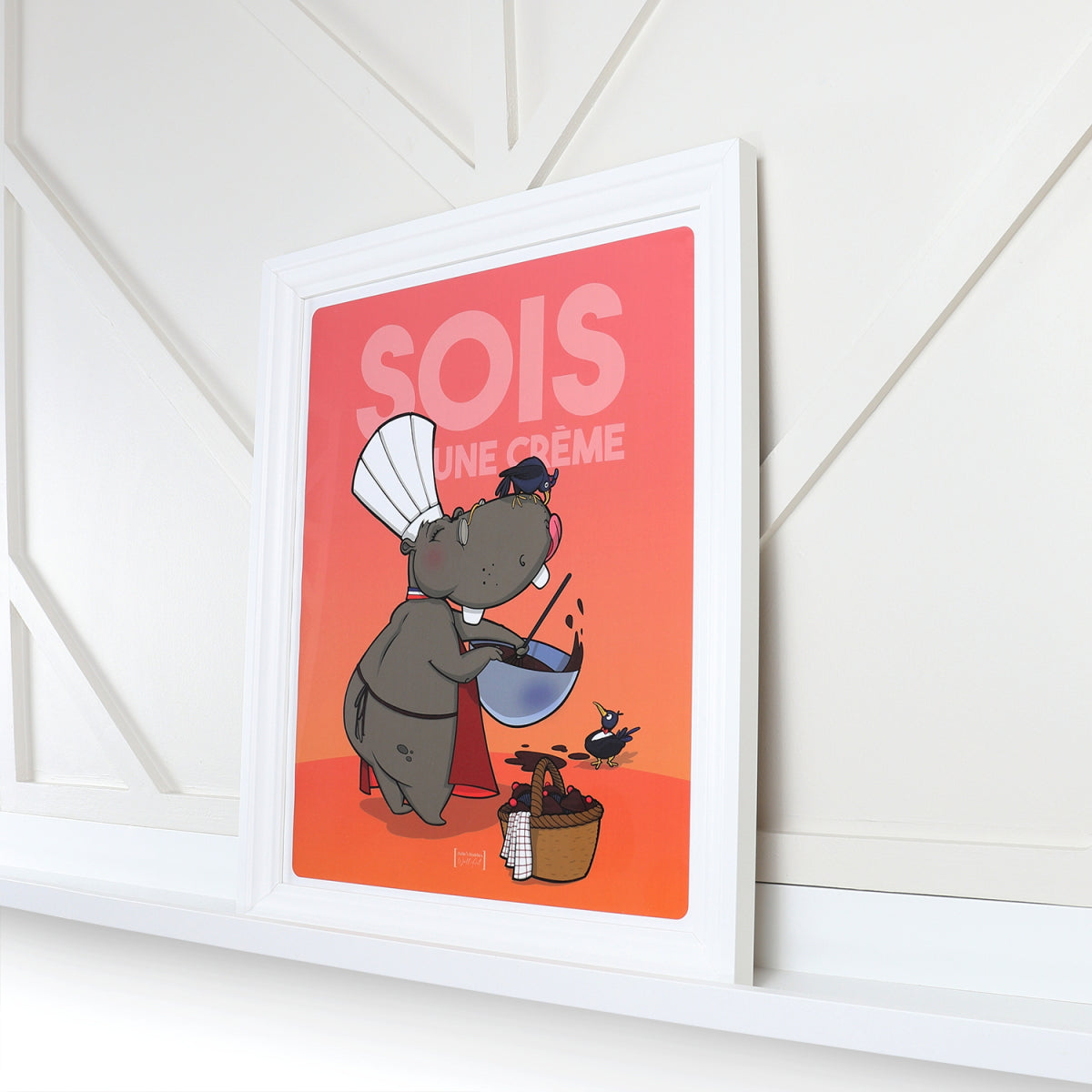 JULIESBUDDIES Poster Chef Hippopotamus