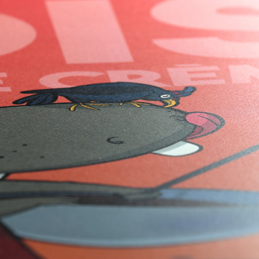 JULIESBUDDIES Poster Chef Hippopotamus