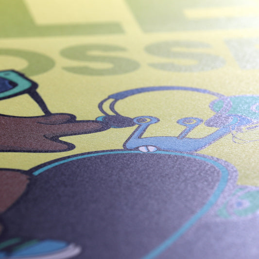 JULIESBUDDIES Poster Skateboarding Monkey