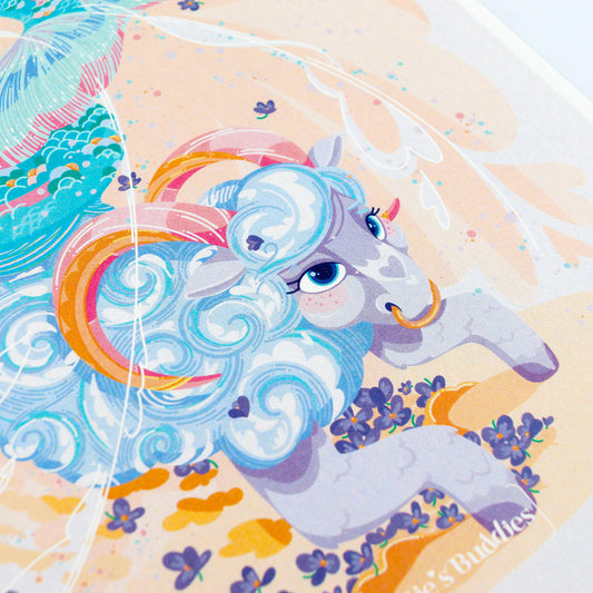 Carte postale JULIESBUDDIES Collection Astro CAPRICORNE