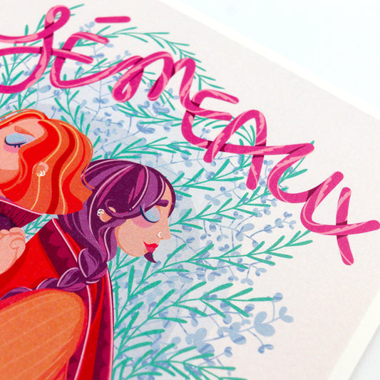 Carte postale JULIESBUDDIES Collection Astro GEMEAUX