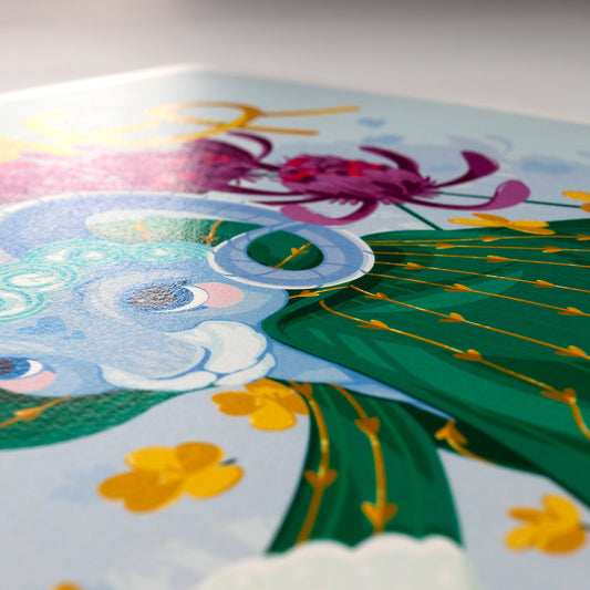 Affiche JULIESBUDDIES Collection Astro BELIER