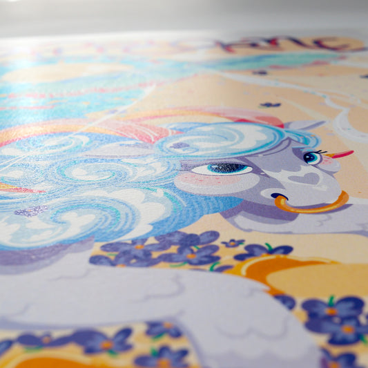 Affiche JULIESBUDDIES Collection Astro CAPRICORNE