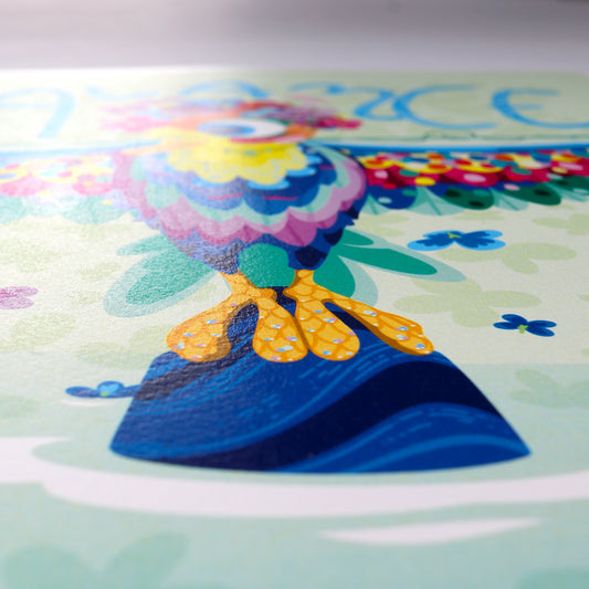 Affiche JULIESBUDDIES Collection Astro BALANCE