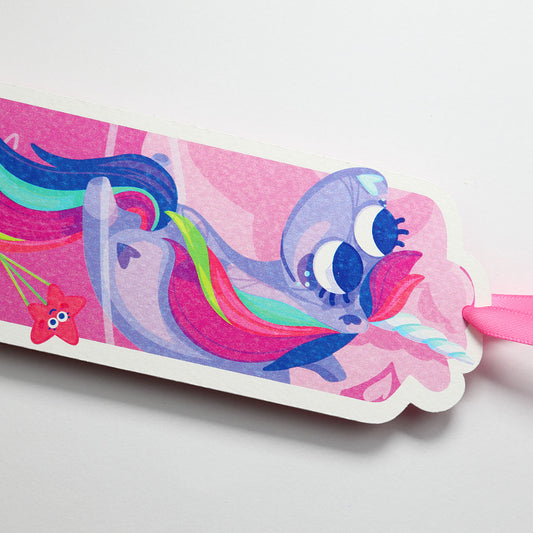JULIESBUDDIES Marque-pages Licorne Arc-en-ciel