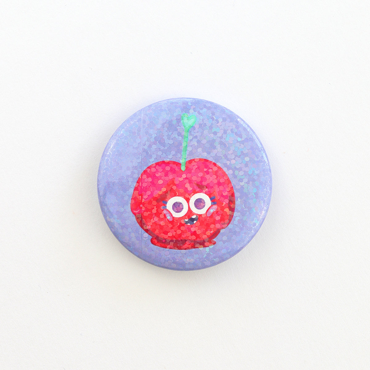 JULIESBUDDIES Button Pin Badge "Apple Candy"