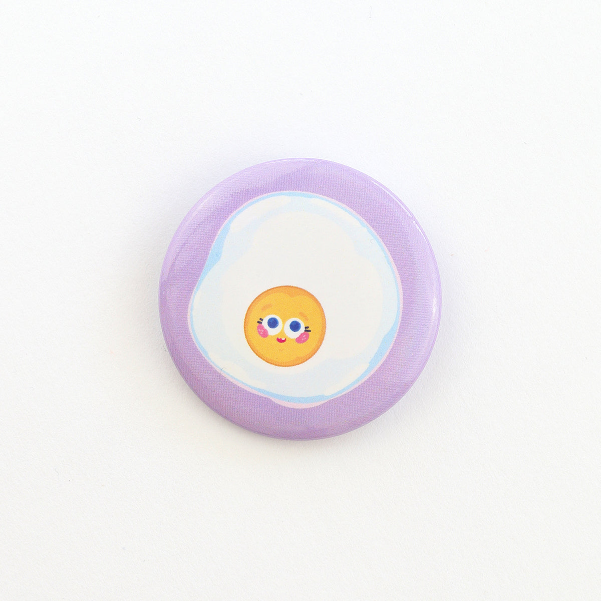 JULIESBUDDIES Button Pin Badge "Fried Egg"