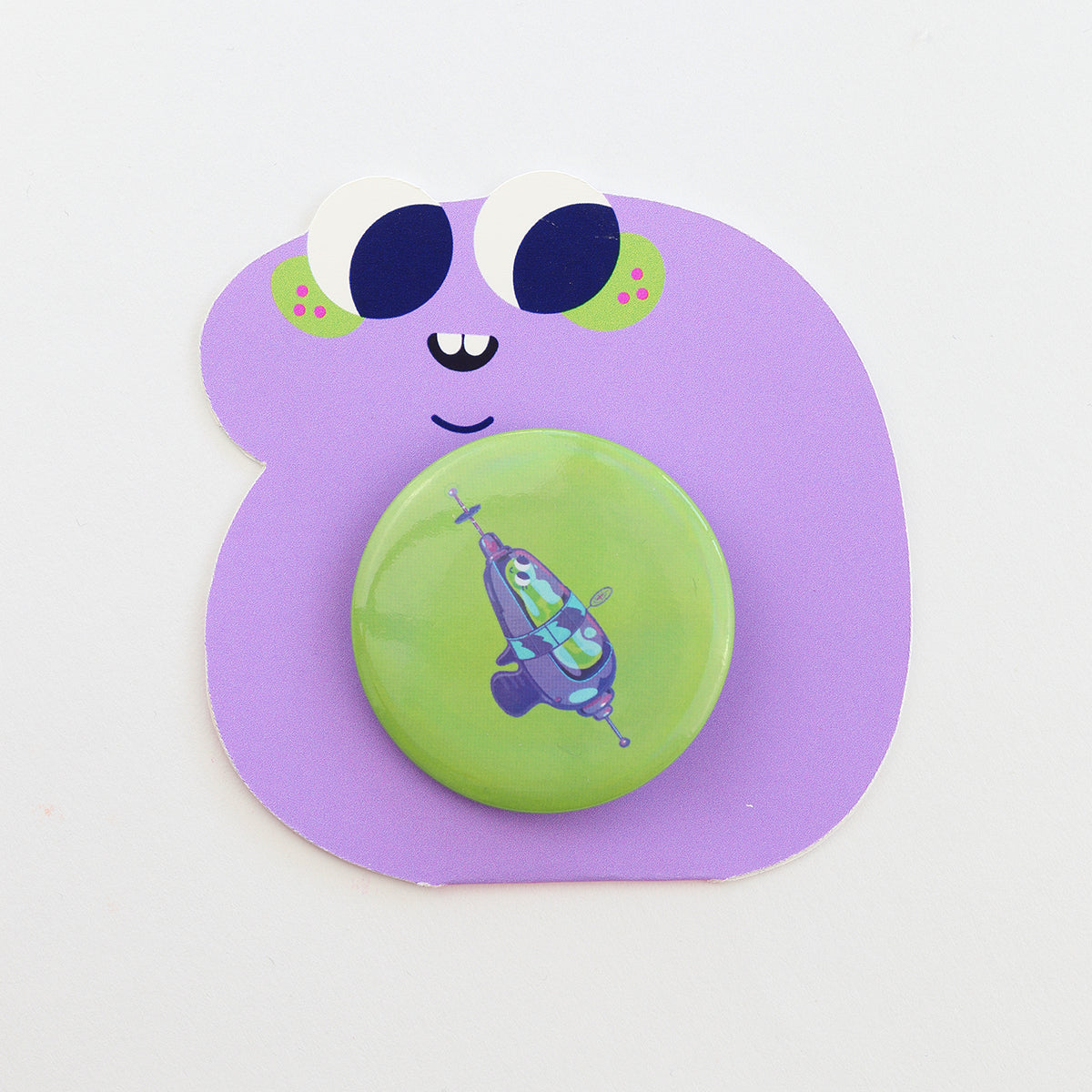 JULIESBUDDIES Button Pin Badge "Laser gun"