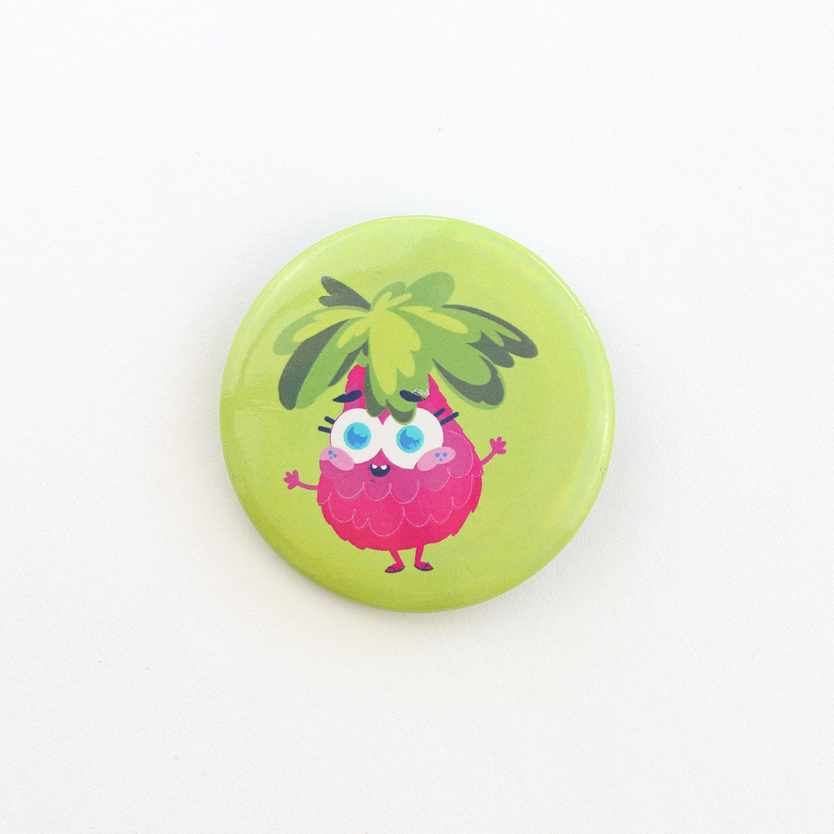 JULIESBUDDIES Button Pin Badge "Pink Pineapple"