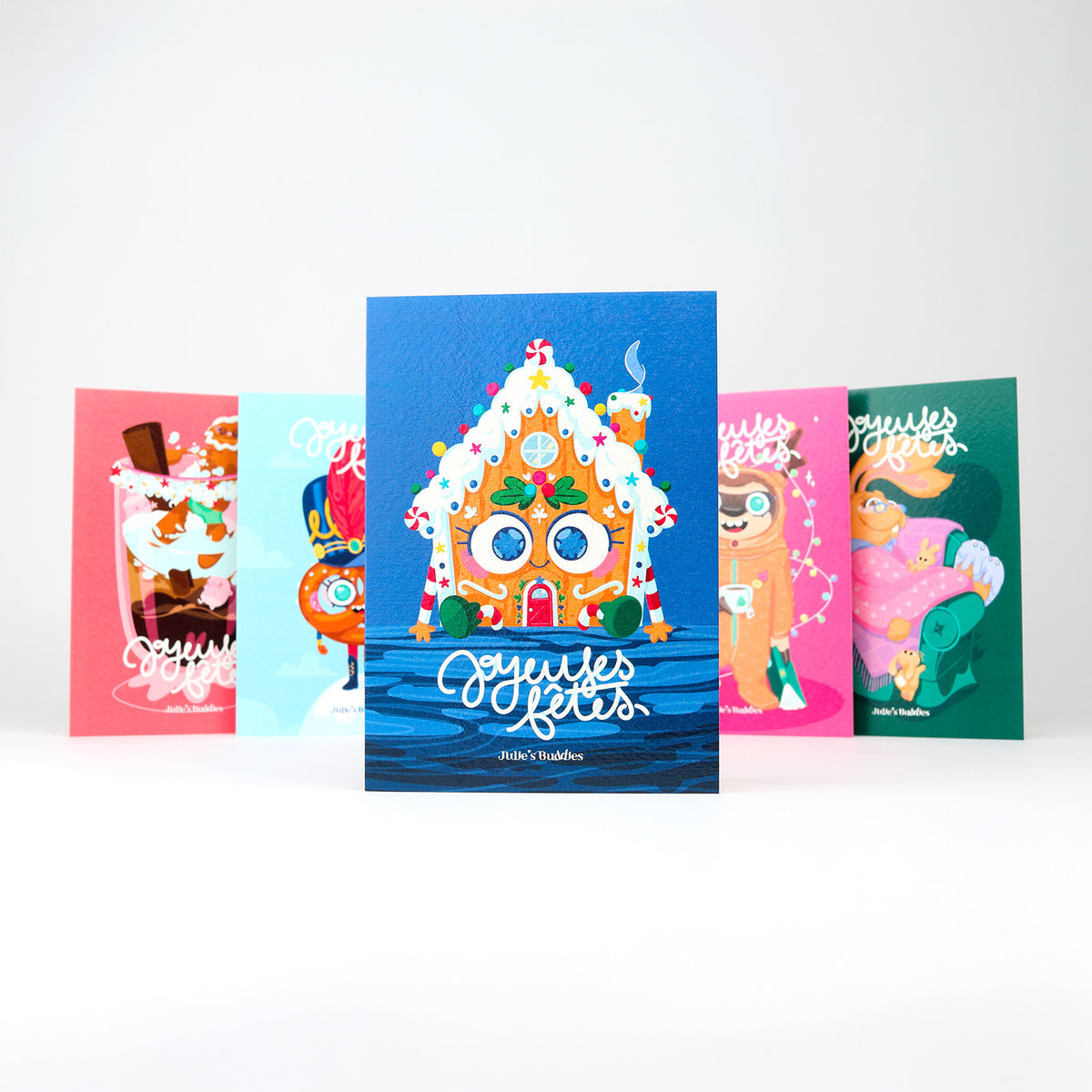 Carte de Voeux JULIESBUDDIES - Maison de pain d'épices