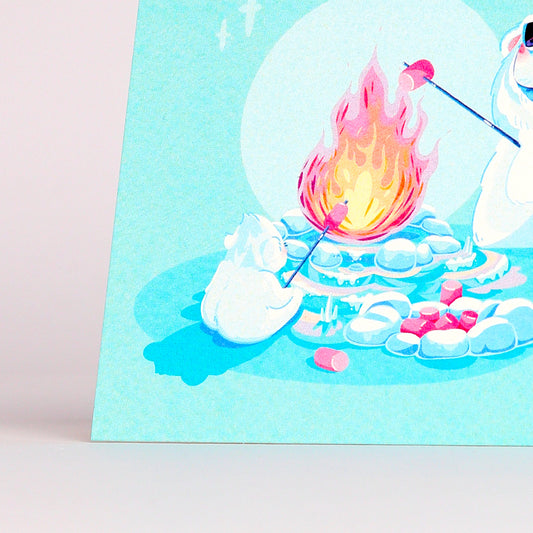 Carte de Voeux JULIESBUDDIES - Yéti