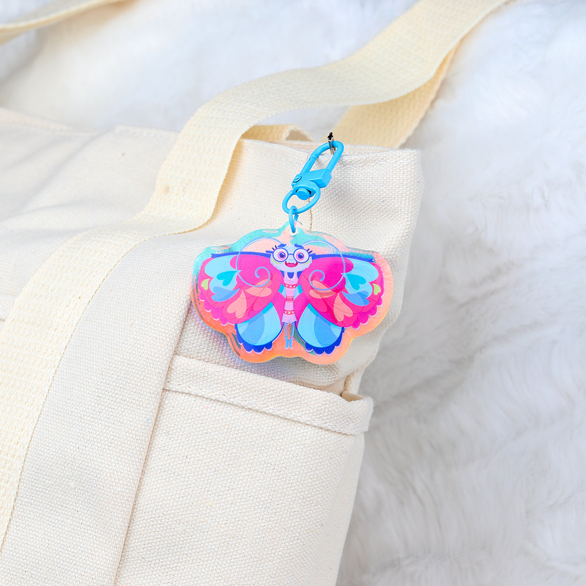 JULIESBUDDIES Butterfly Acrylic Keychain
