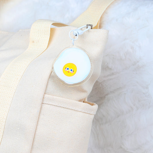 JULIESBUDDIES Porte-clés Oeuf au plat en Acrylique