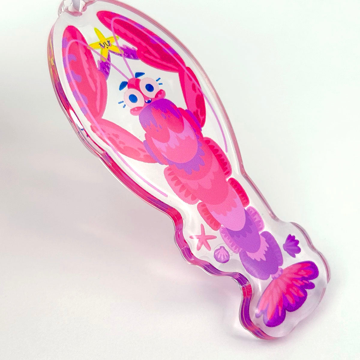 JULIESBUDDIES Porte-clés Homard en Acrylique