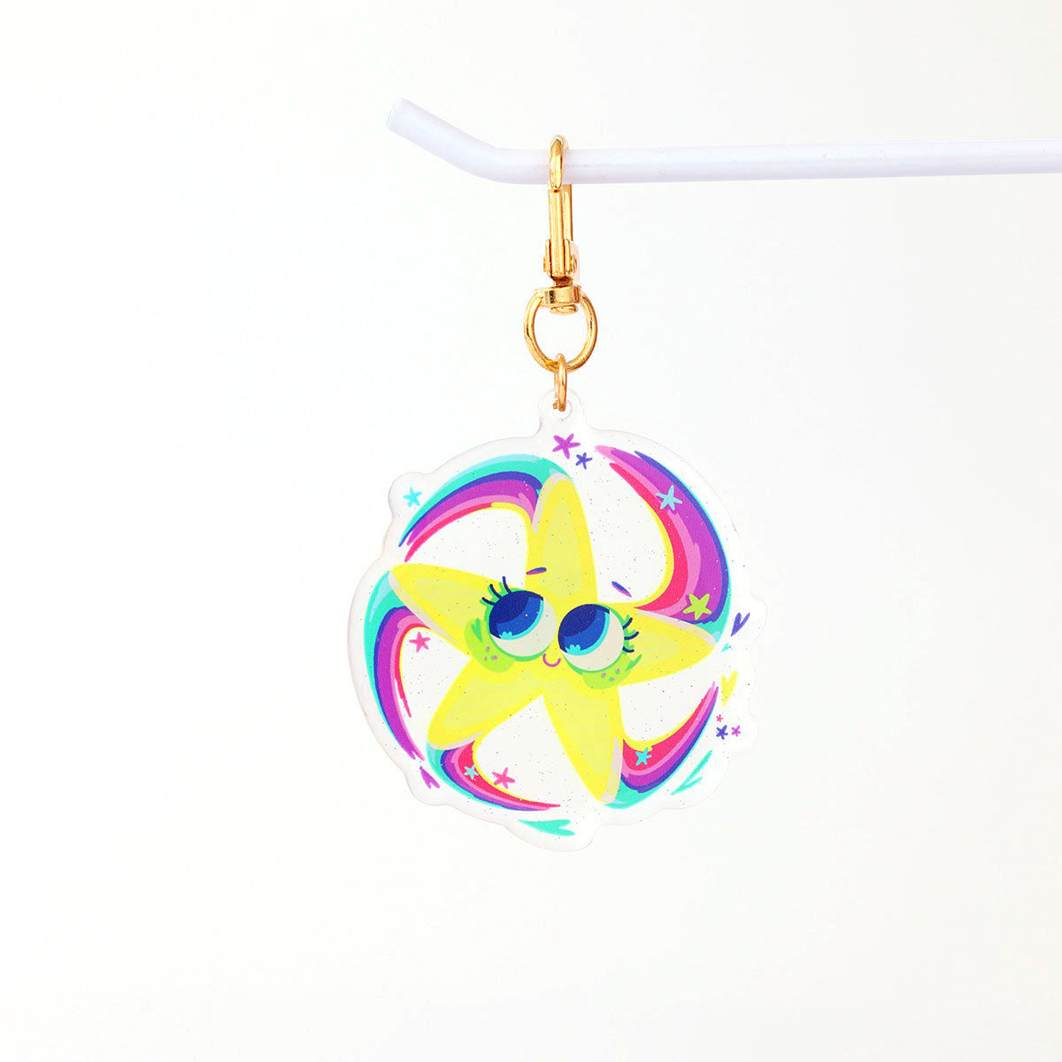 JULIESBUDDIES Shooting Star Acrylic Keychain