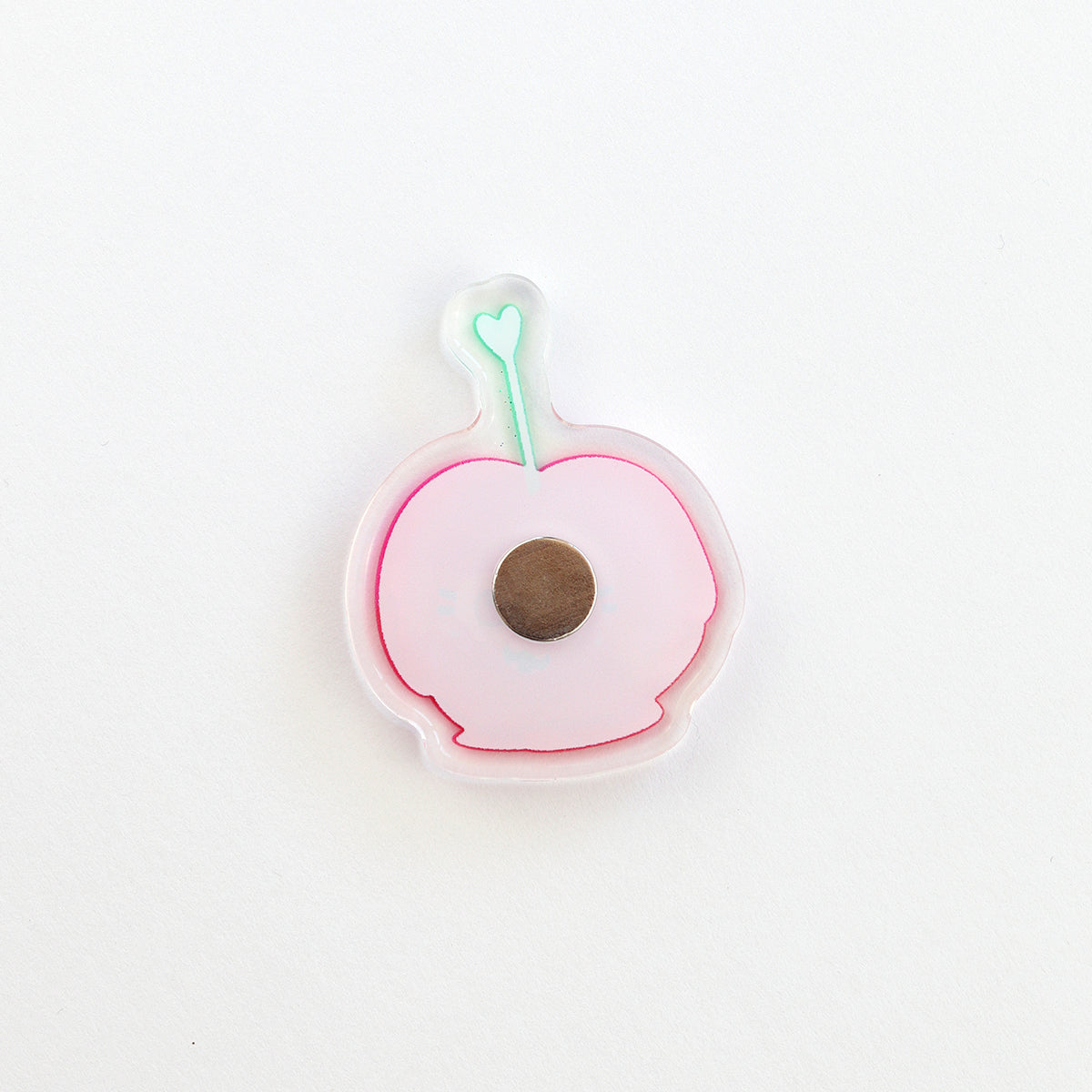 JULIESBUDDIES Aimant en Acrylique Pomme d'Amour