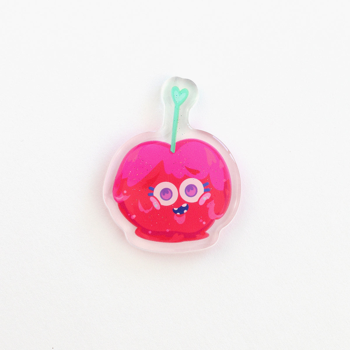 JULIESBUDDIES Aimant en Acrylique Pomme d'Amour
