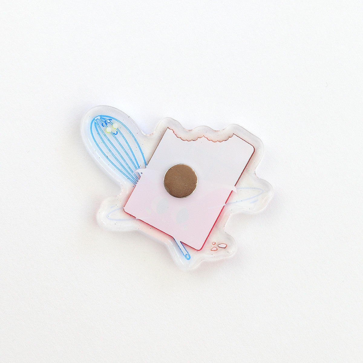 JULIESBUDDIES Happy Chocolate Acrylic Magnet