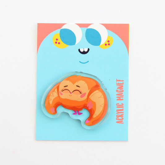 JULIESBUDDIES Croissant Acrylic Magnet