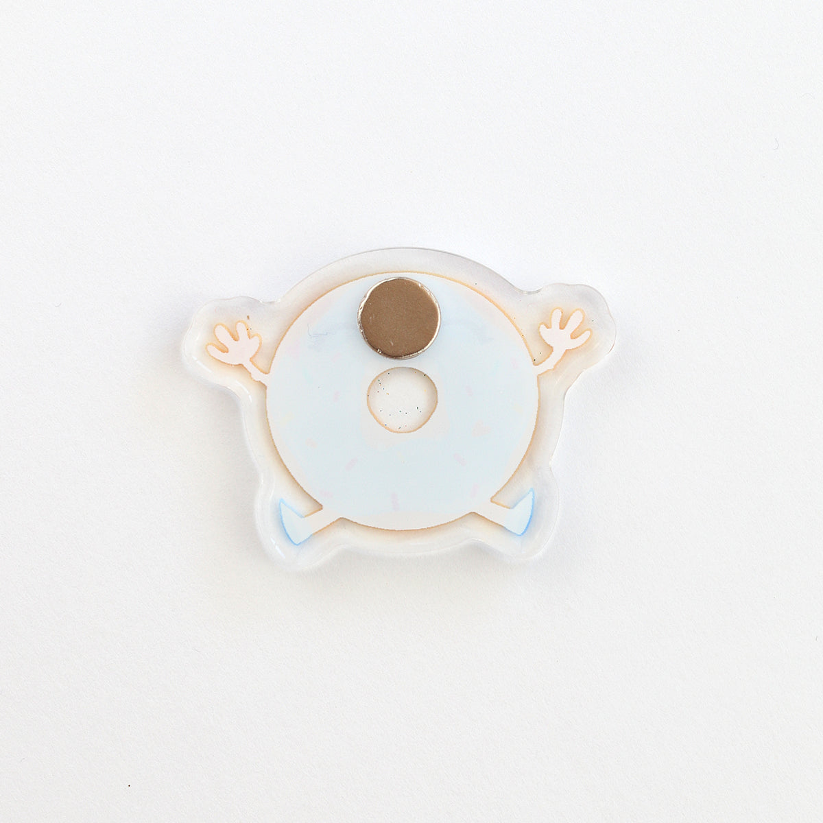 JULIESBUDDIES Yawning Donut Acrylic Magnet