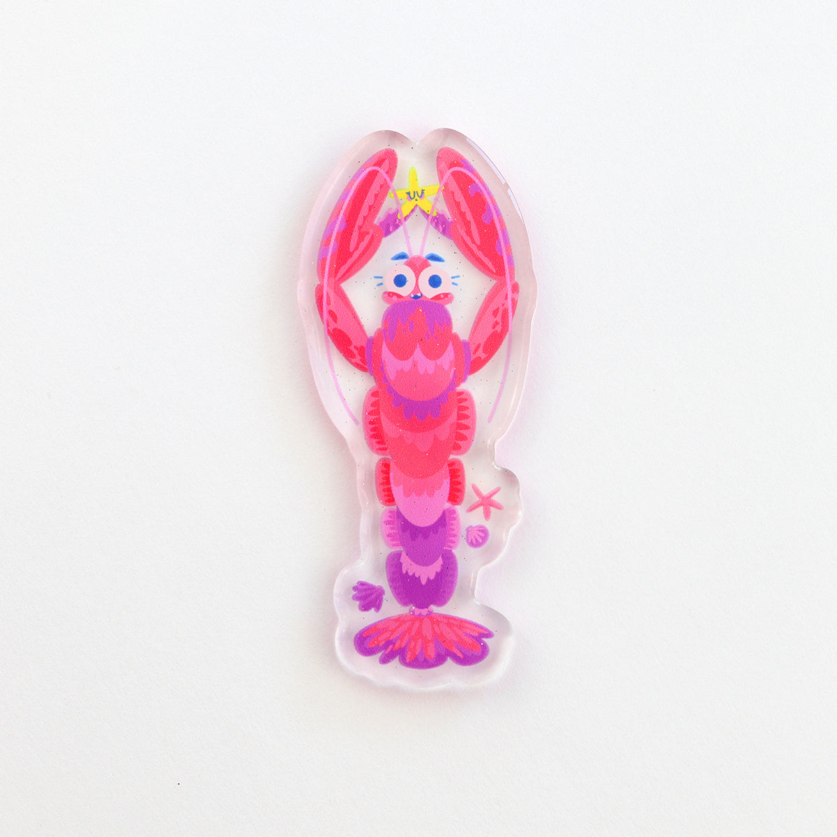 JULIESBUDDIES Aimant en Acrylique Homard