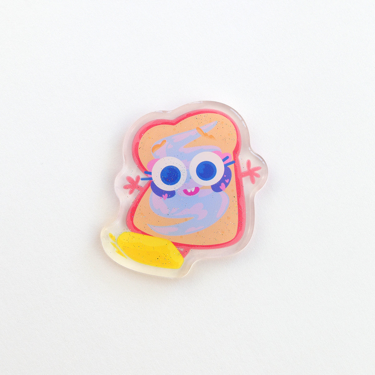 JULIESBUDDIES Aimant Toast Surfeur en Acrylique