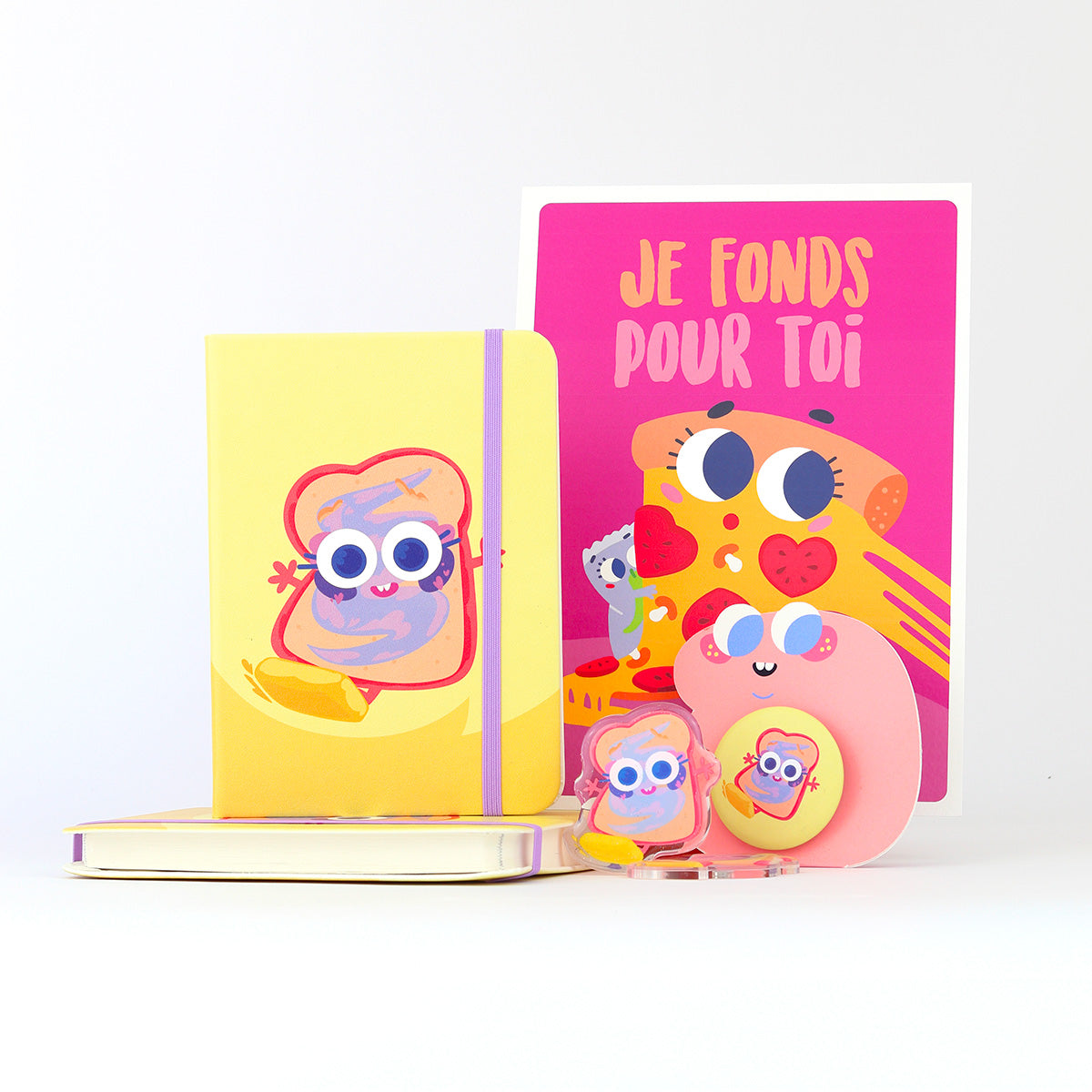 JULIESBUDDIES Peanut Butter and Jelly Acrylic Magnet