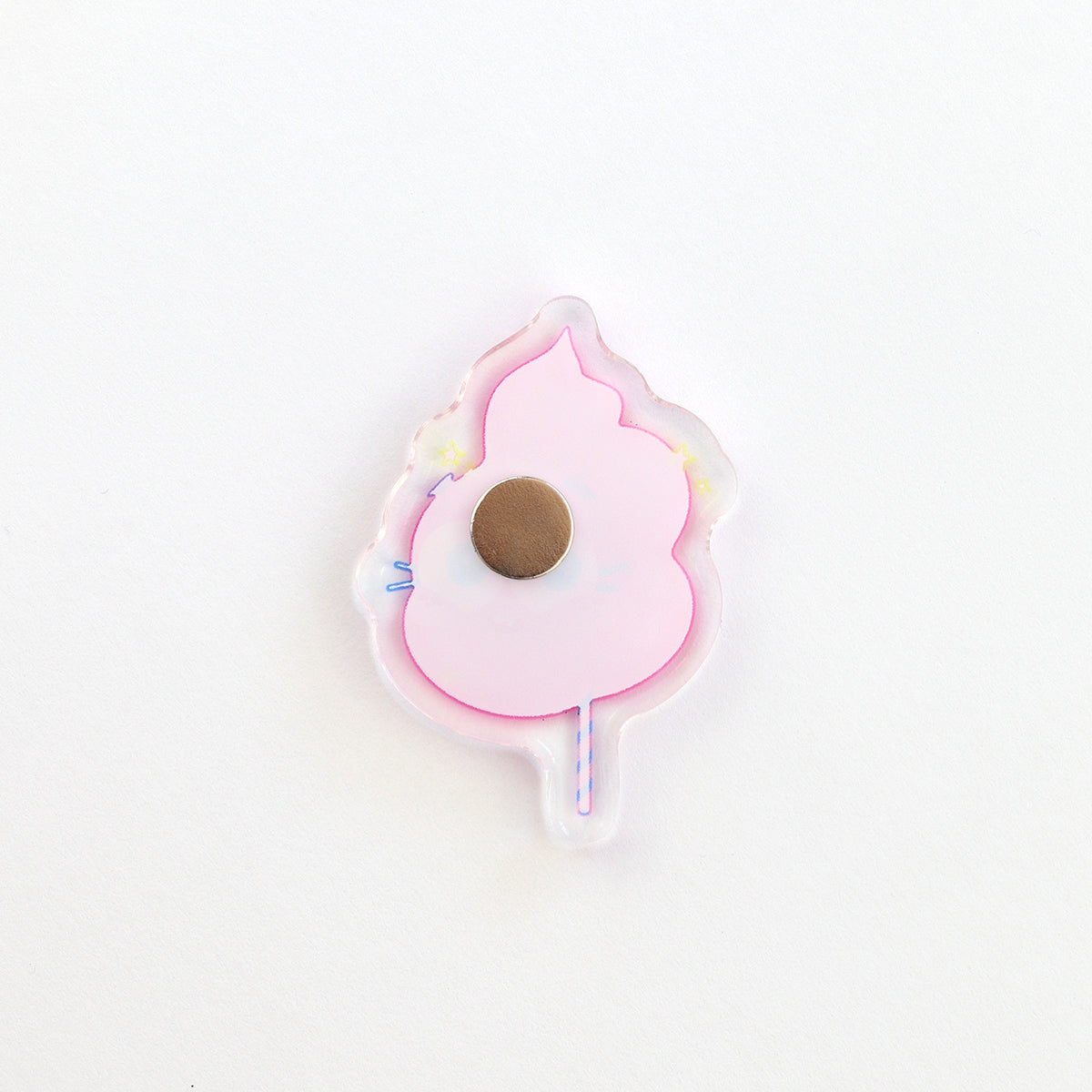 JULIESBUDDIES Cotton Candy Acrylic Magnet