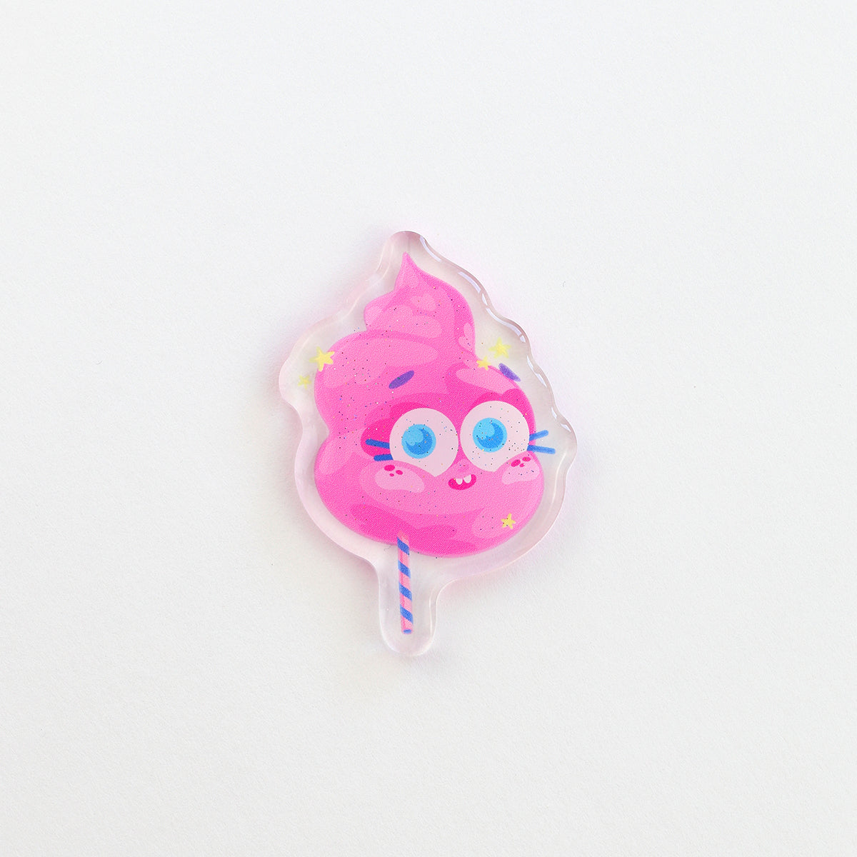 JULIESBUDDIES Cotton Candy Acrylic Magnet