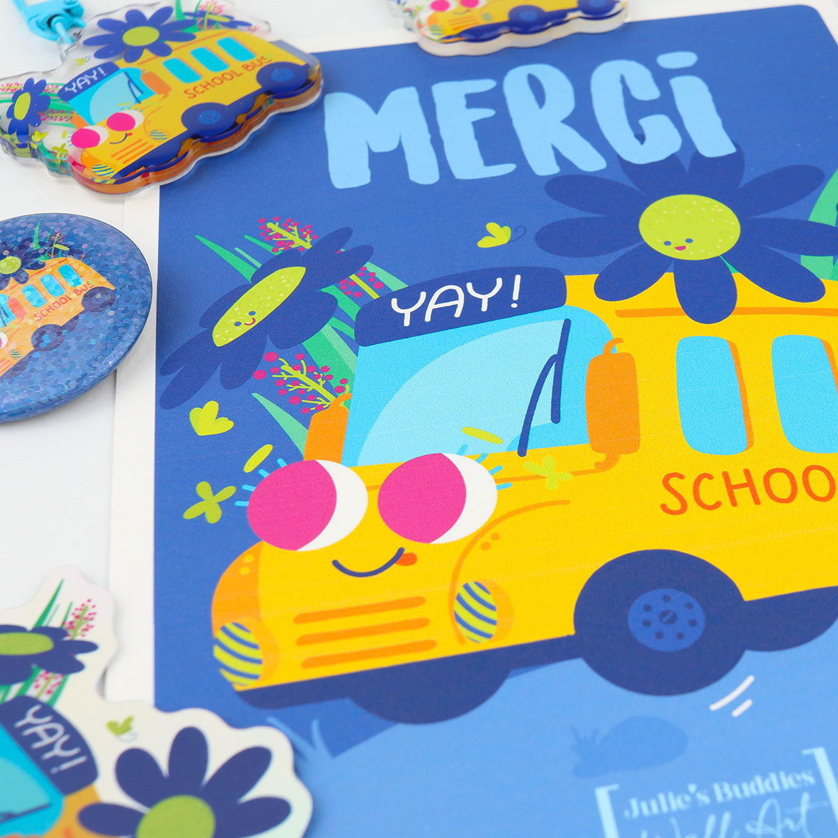 JULIESBUDDIES Méga Pack - Bus scolaire jaune