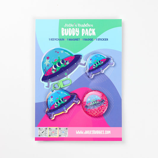 Pack Buddy JULIESBUDDIES - Extraterrestre en OVNI