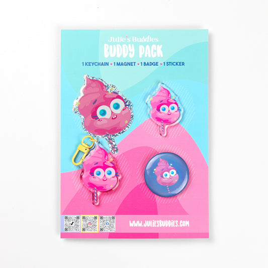 Pack Buddy JULIESBUDDIES - Barbe à Papa