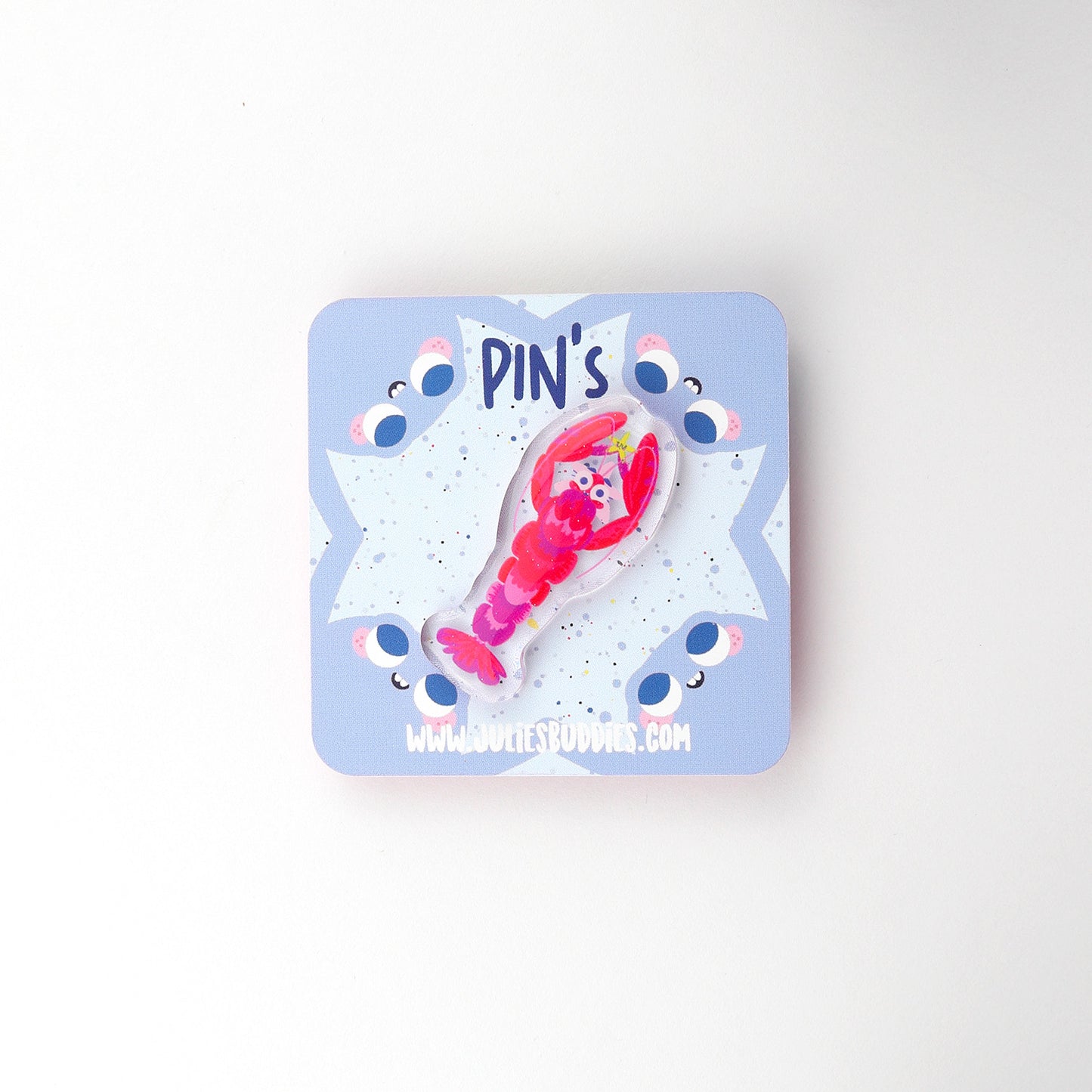 JULIESBUDDIES Pins Homard en Acrylique