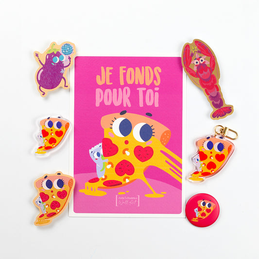 Pack Star JULIESBUDDIES - Pizza au fromage