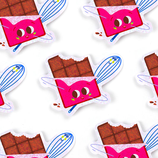 JULIESBUDDIES Autocollant individuel Barre de chocolat