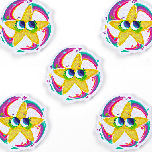 JULIESBUDDIES Autocollant individuel Etoile filante