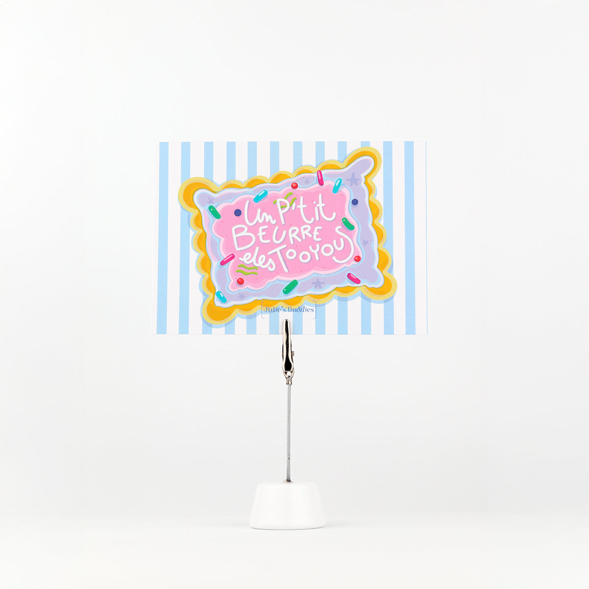 JULIESBUDDIES Butter Biscuit Postcard