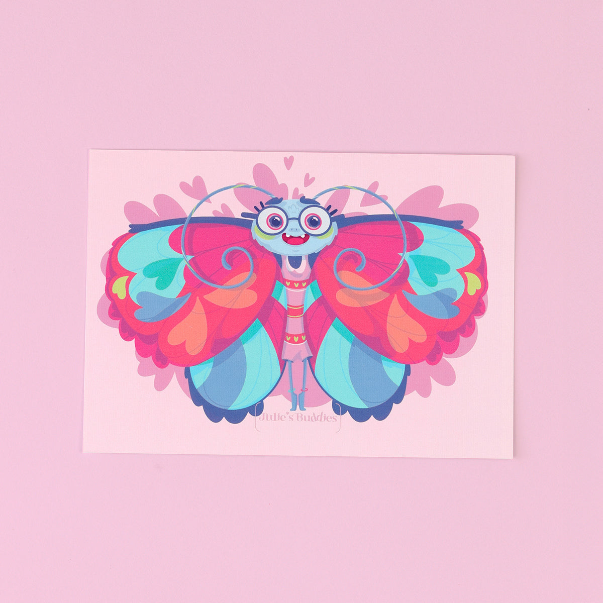 JULIESBUDDIES Butterfly Postcard