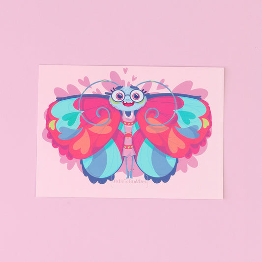 JULIESBUDDIES Butterfly Postcard