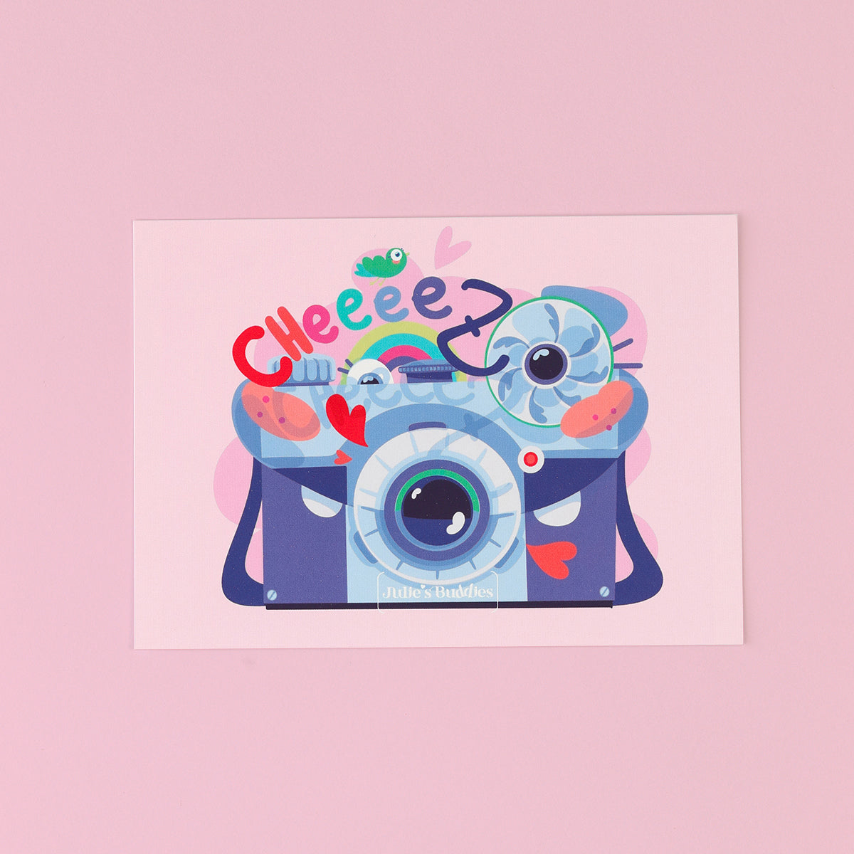JULIESBUDDIES Camera Postcard