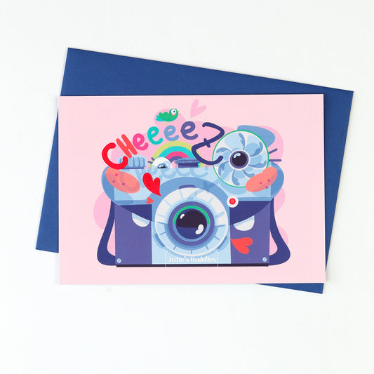 JULIESBUDDIES Camera Postcard