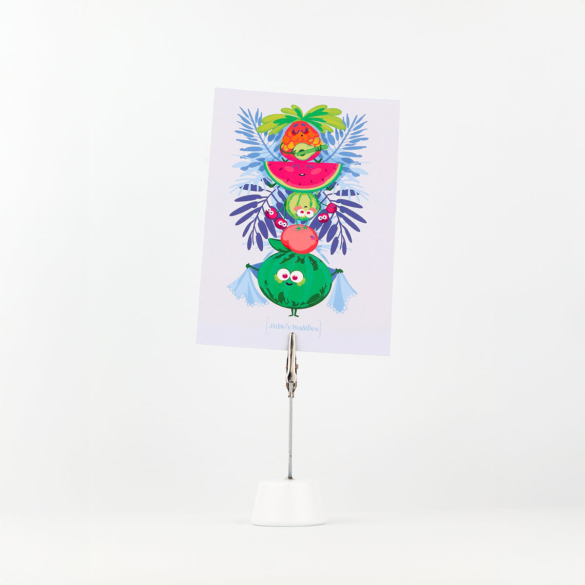 JULIESBUDDIES Fruits Totem Postcard