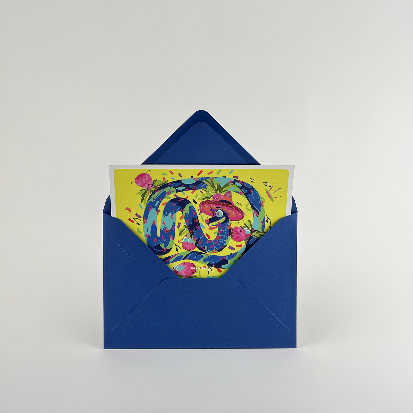 JULIESBUDDIES Postcard Mexican Snake Shake