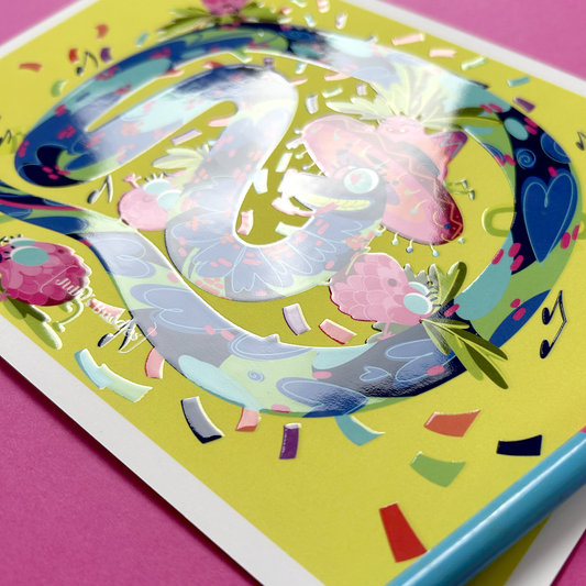 Carte postale JULIESBUDDIES Serpent Mexicain Festif