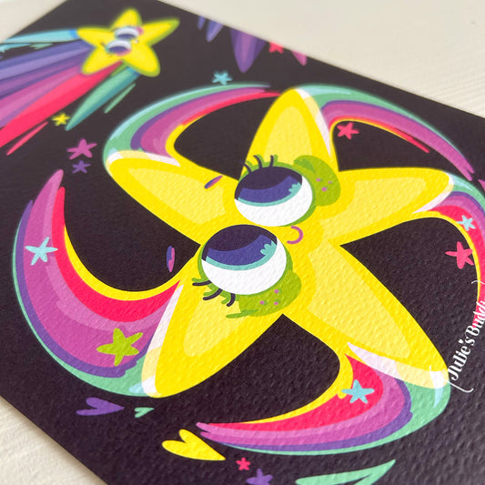 JULIESBUDDIES Postcard Shooting Star