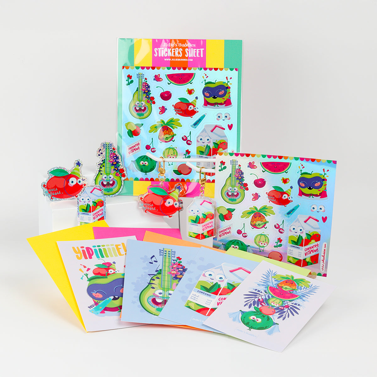 JULIESBUDDIES "Vitamined Celebration" Sticker Sheet
