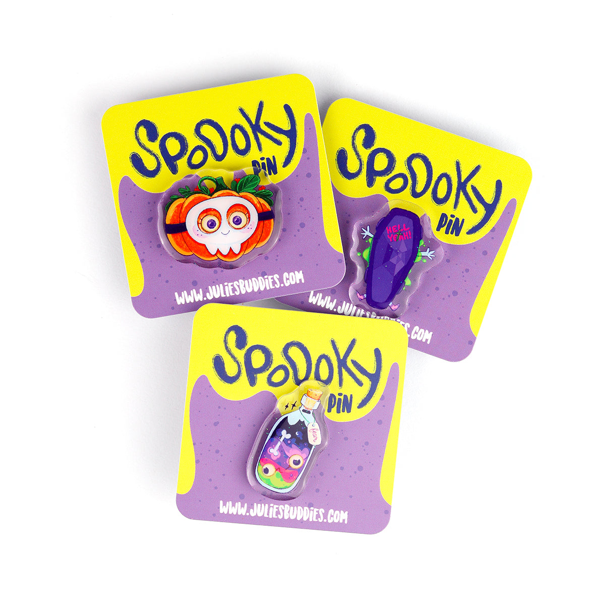 JULIESBUDDIES Pins Cercueil en chaussettes en Acrylique