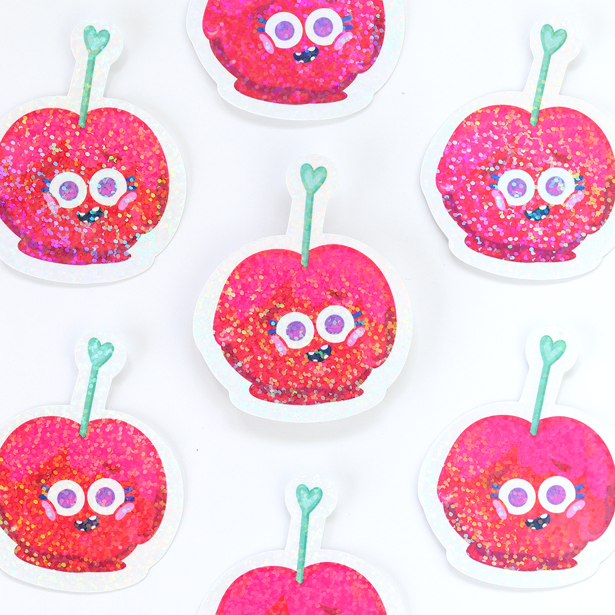JULIESBUDDIES Candy Apple Individual Sticker